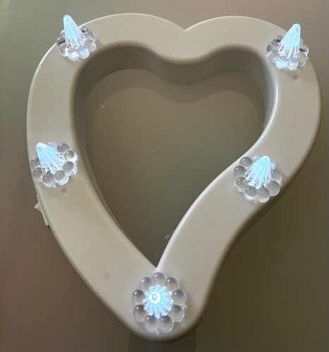 Cuore votivo con luci - cuore, led