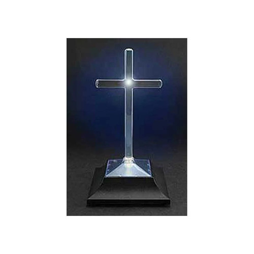 Solar powered cross cemetery - powered,