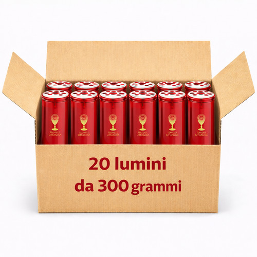 Pezzi lumini votivi 300gr - 20,