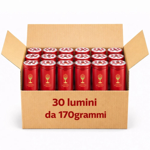 Pezzi lumini votivi 170gr - 30,