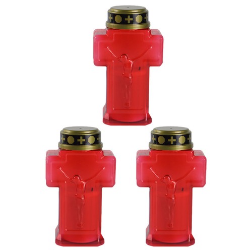Candela cimitero plastica